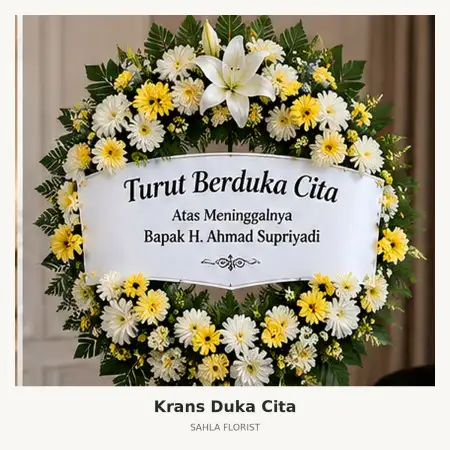 Krans Bunga Duka Palu